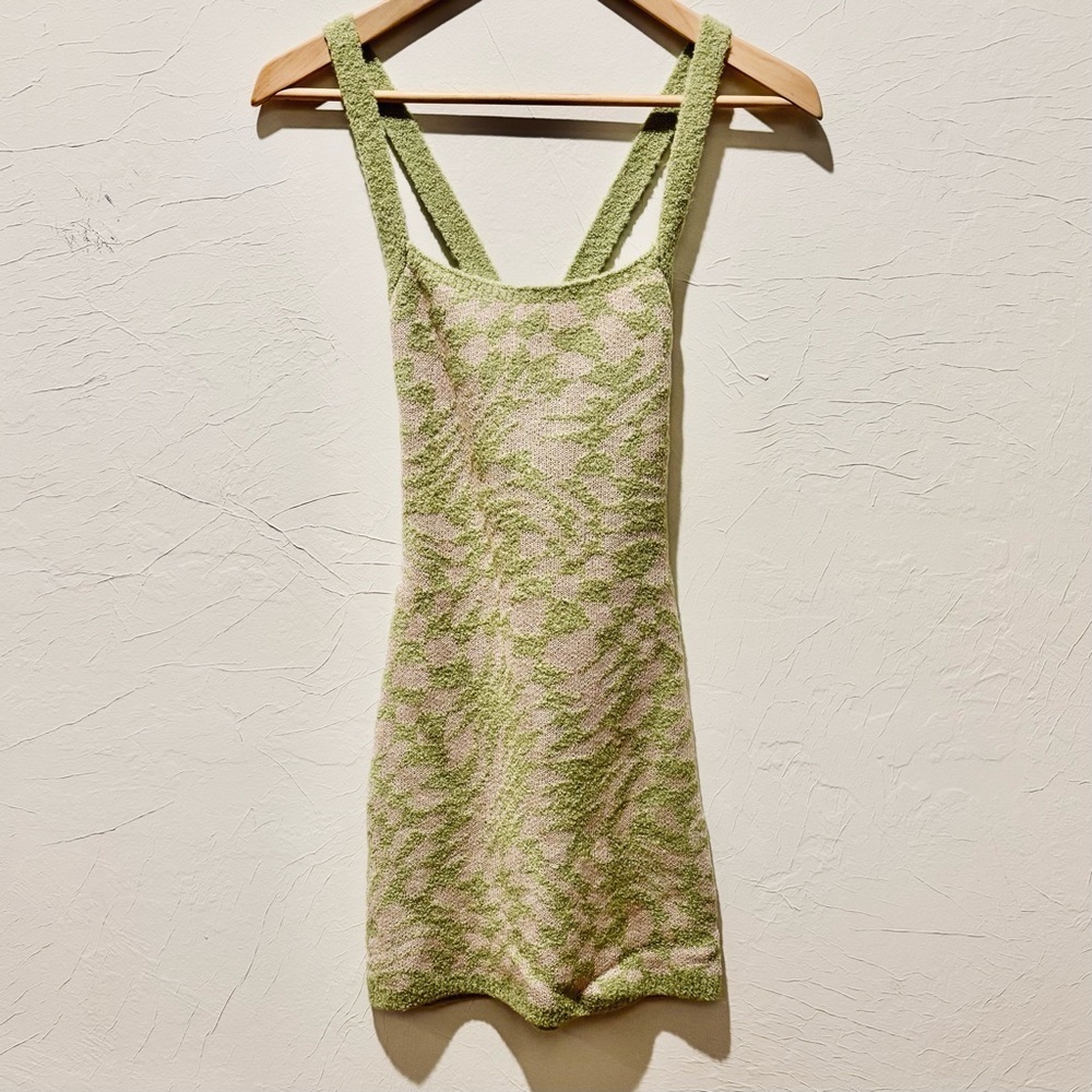 FOR LOVE AND LEMONS Lime Patterned Mini Dress - Picture 2 of 7
